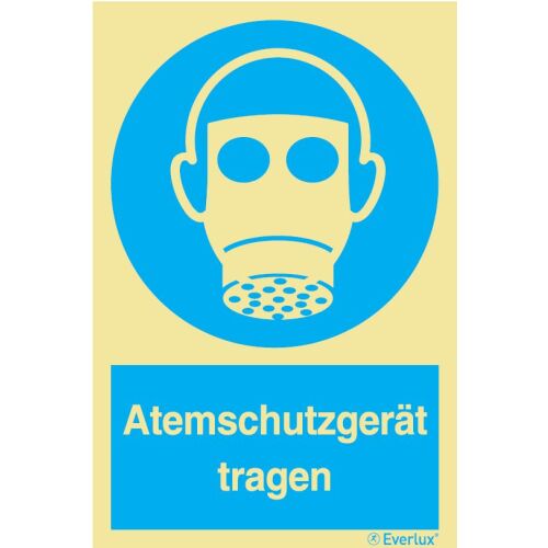 Gebotszeichen Atemschutzgerät tragen SN EN ISO 7010