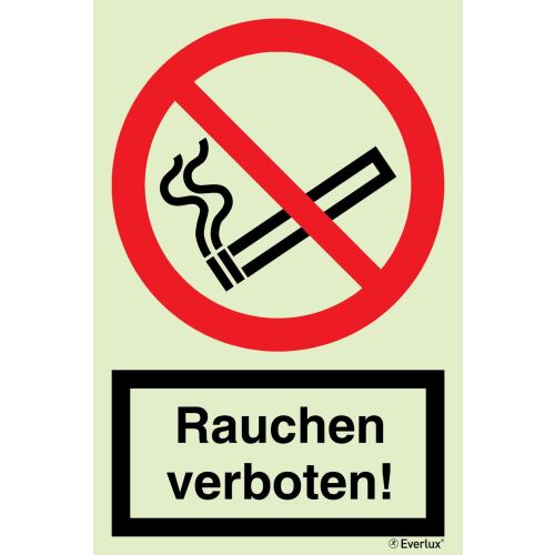 Verbotszeichen Rauchen verboten SN EN ISO 7010