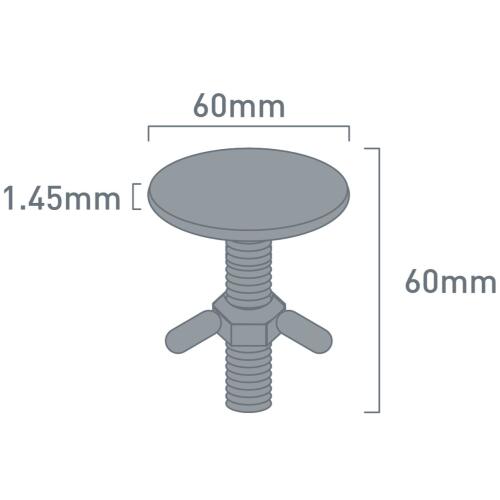 Langnachleuchtende Ronden für Gitterrost