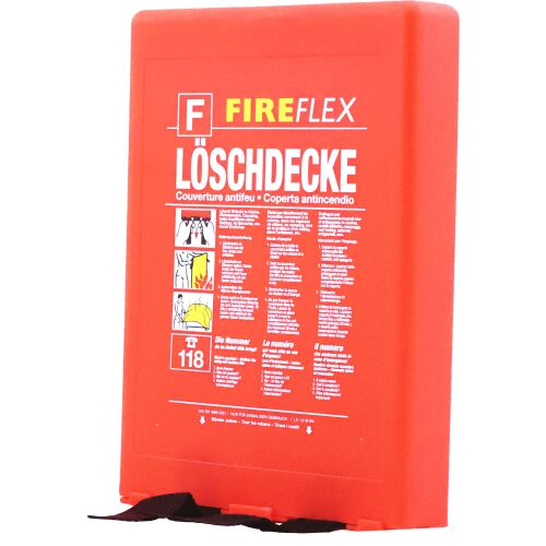 Feuer-Löschdecke 120x180cm Kunststoffbox