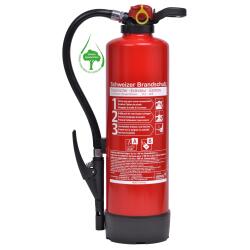 Schaum-Feuerlöscher Fluorfrei 6 Liter, Green 2.0