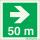 Rechts 50 Meter